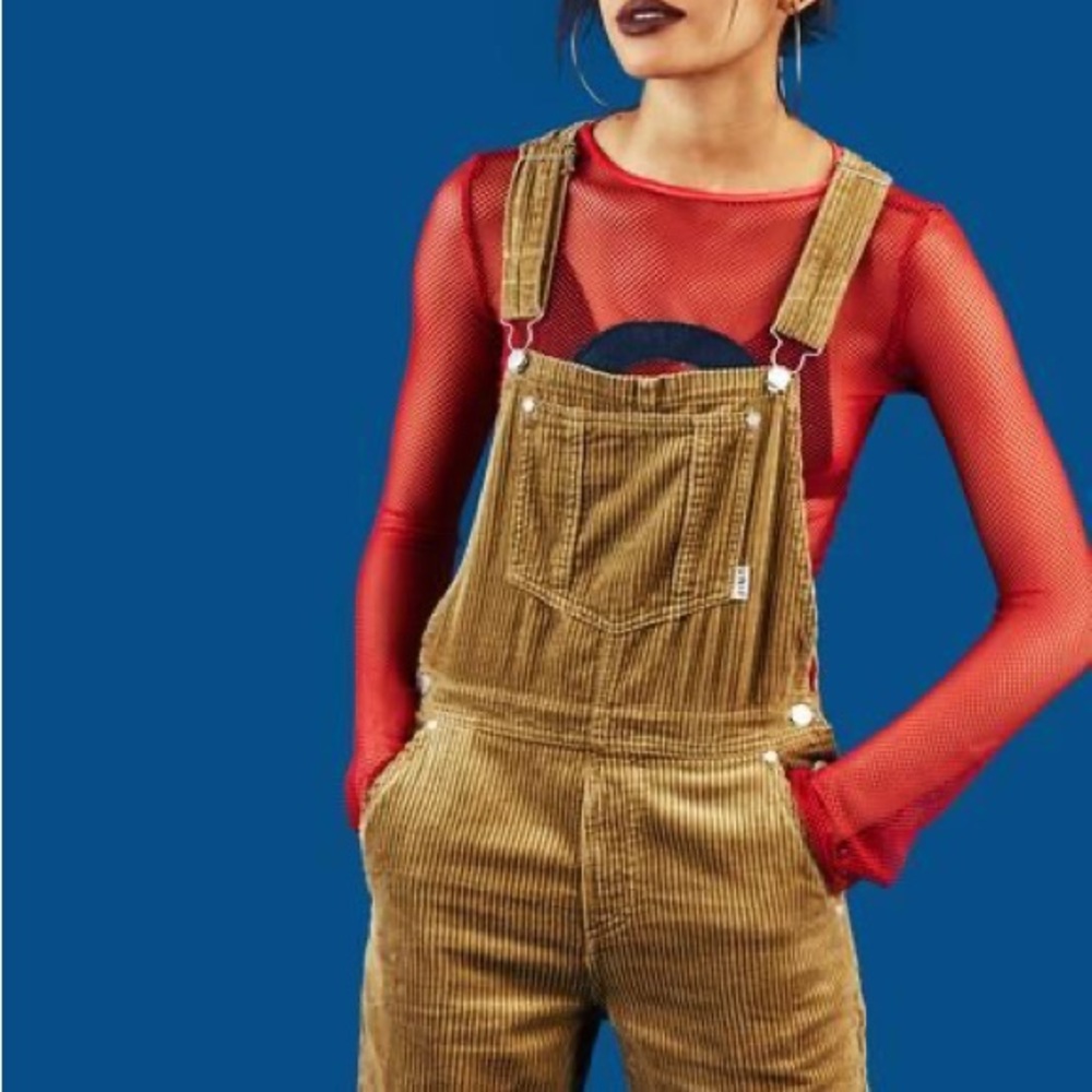 Unif corduroy overalls